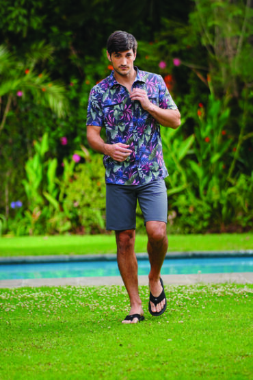 Camisa playera de botón
